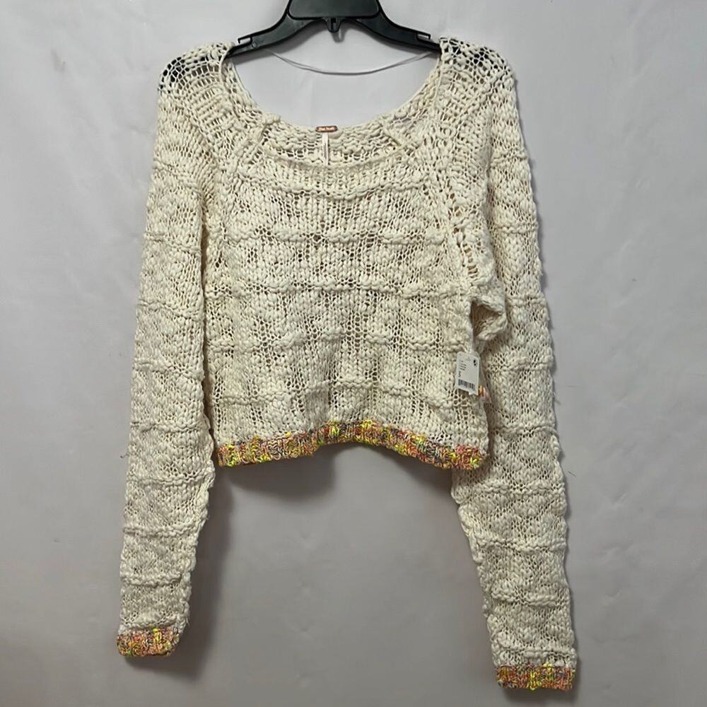 NWT ANTHROPOLOGIE FREE PEOPLE WEST PALM SWEATER SIZE S/P